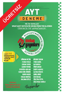 Metin AYT Matematik Denemeleri PDF (2020)
