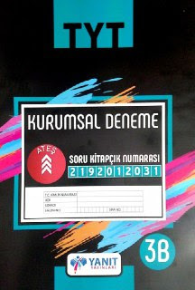 Yanıt Kurumsal Deneme 3 PDF (2020)