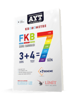 Limit AYT FKB Kronometre Soru Bankası 3+4 PDF (2020)