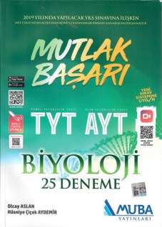 Mutlak Başarı TYT AYT 25 Biyoloji Deneme PDF indir Mutlak Başarı TYT AYT 25 Biyoloji Deneme PDF indir
