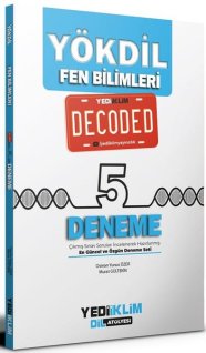 YÖKDİL Fen Bilimleri Decoded 5 Deneme PDF indir