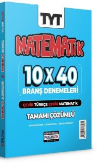 2021 TYT Çevir Matematik 10 Deneme Çevir Türkçe 10 Deneme Pragmatik Serisi PDF indir